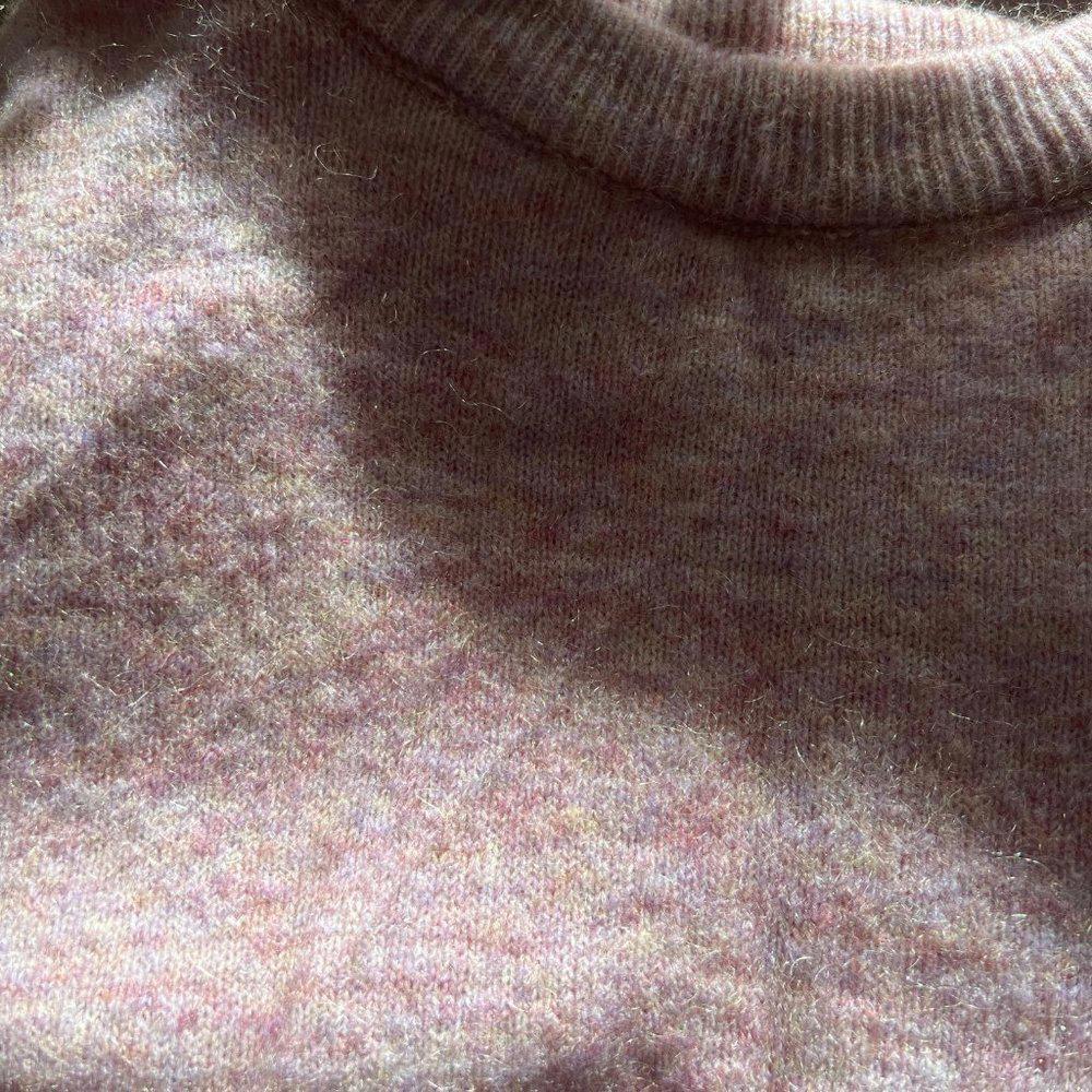 Soft Pink Women's Crewneck Sweater - Picture 10 of 12